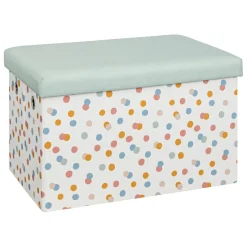 3S. x Home Pouf pliable enfant Enio Bleu Discount