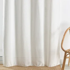 3S. x Home Px etamine unie 140x260 COTOLINO - écru Écru Sale