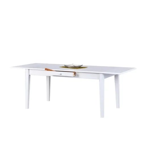 3S. x Home Rallonge De Table WESTERLAND Blanc Best