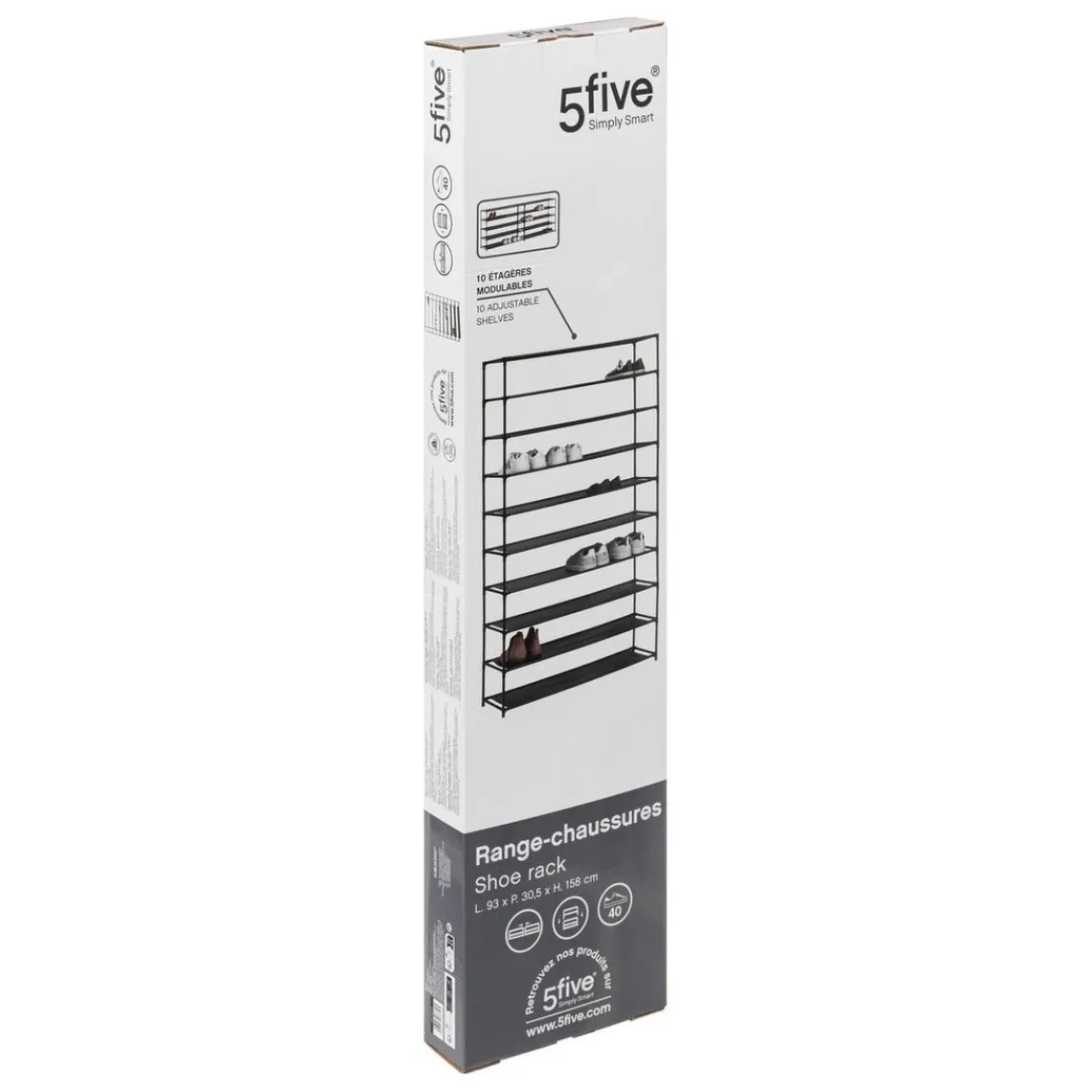 3S. x Home Range Chaussures 10 étagères en Tissu Discount