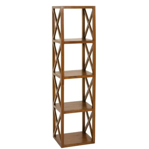 Macabane Rangement 4 cases avec croisillons en bois mindi - EDEN Best