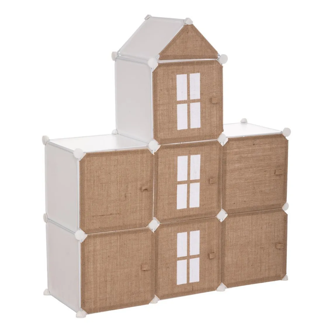3S. x Home Rangement château beige en jute Hot