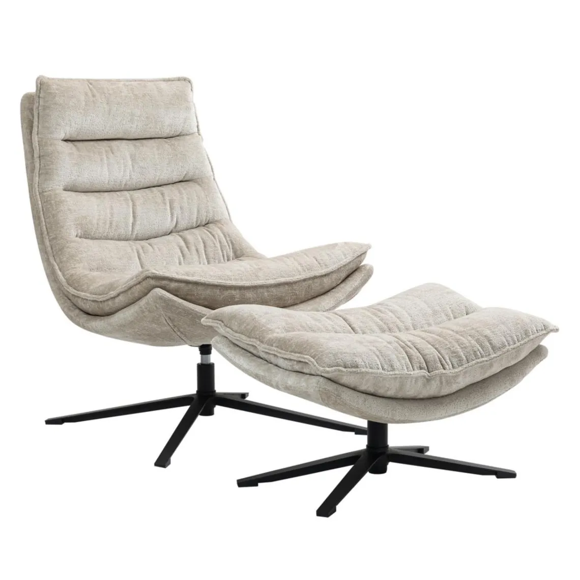 3S. x Home Repose-pieds beige Brava Online