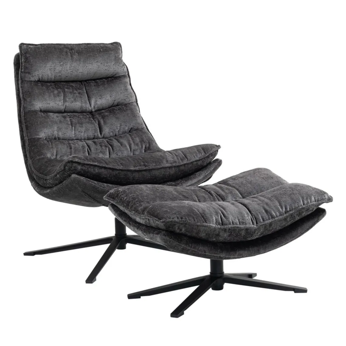 3S. x Home Repose-pieds gris foncé Brava Sale