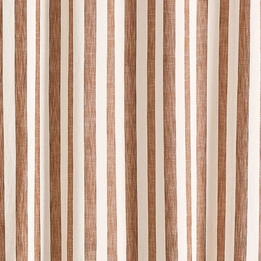 3S. x Home Rideau ameublement coton flamme 140x260 - Terracotta New
