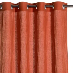 Maison Vivaraise Rideau en lin stonewashed Zeff Rooibos Discount