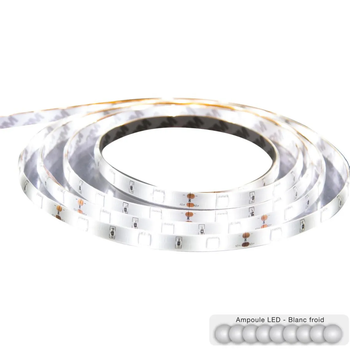 3S. x Home Ruban LED blanc et télécommande Clearance