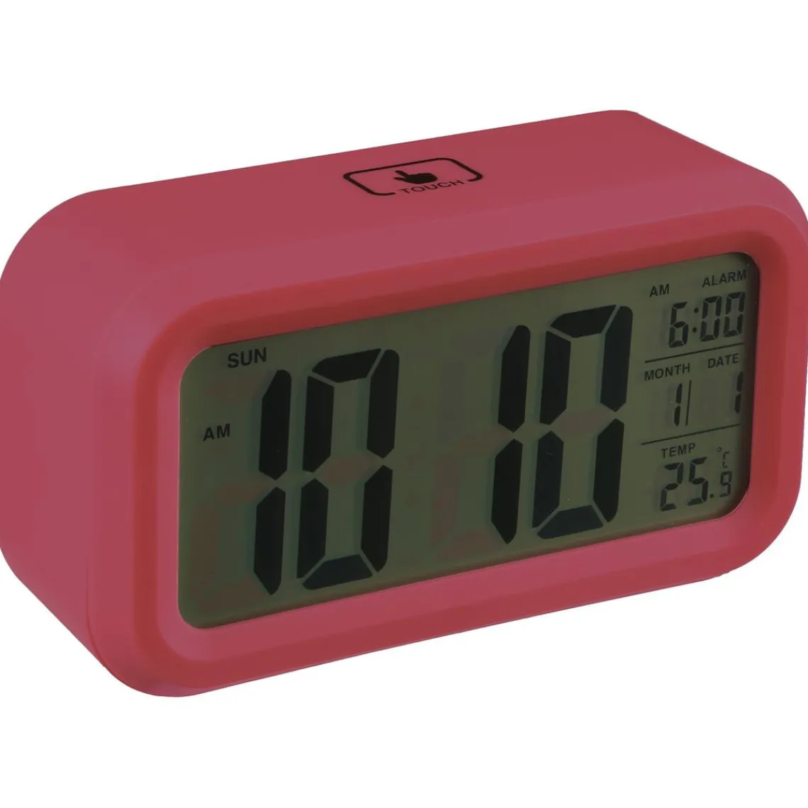 3S. x Home Réveil touch digital bordeaux Outlet