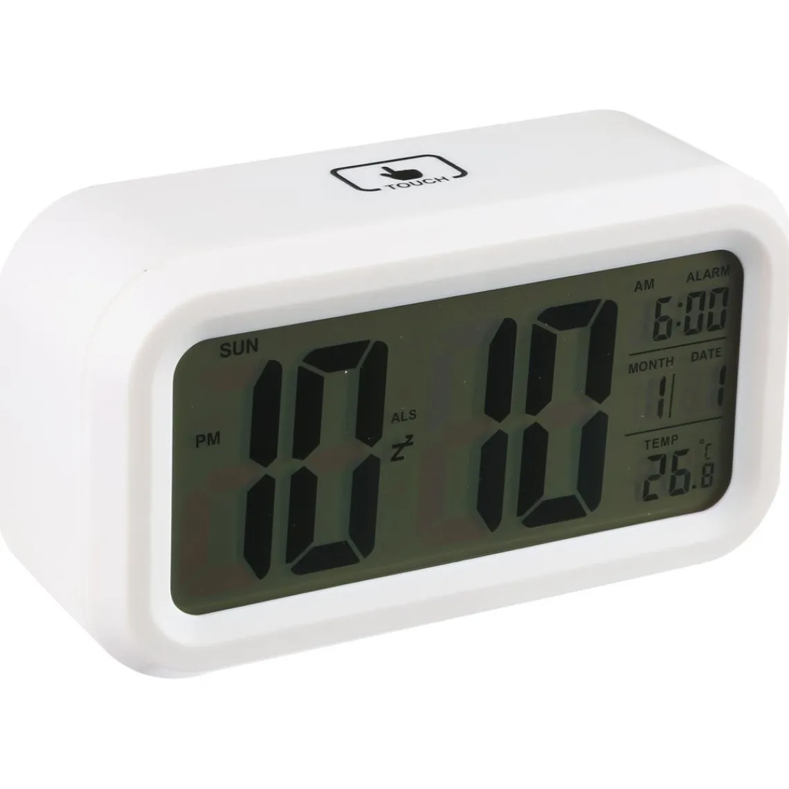 3S. x Home Réveil touch digital bordeaux Outlet