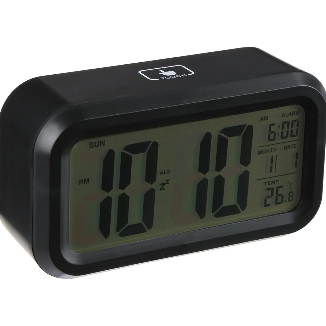 3S. x Home Réveil touch digital bordeaux Outlet