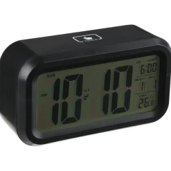 3S. x Home Réveil touch digital noir Discount