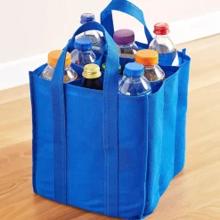 Becquet Sac transport bouteille bleu Best