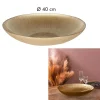 3S. x Home Saladier En Verre Dore D40cm M4 Outlet