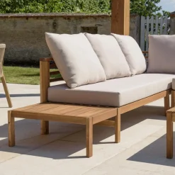 Macabane Salon de jardin 5 places acacia huilé VICK Online
