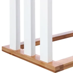 3S. x Home Sèche Serviette en Bambou Blanc Hot