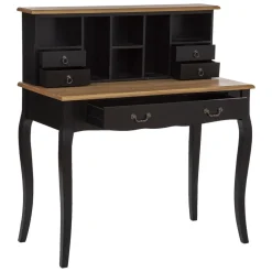3S. x Home Secrétaire Chrysa noir 5 tiroirs Best
