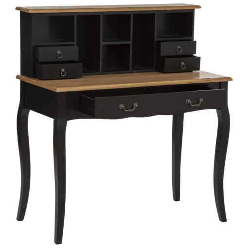 3S. x Home Secrétaire Chrysa noir 5 tiroirs Best