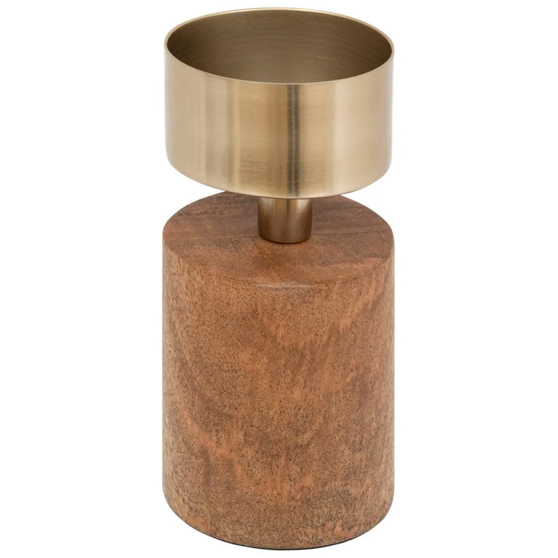 3S. x Home Set de 2 bougeoirs en bois Clearance