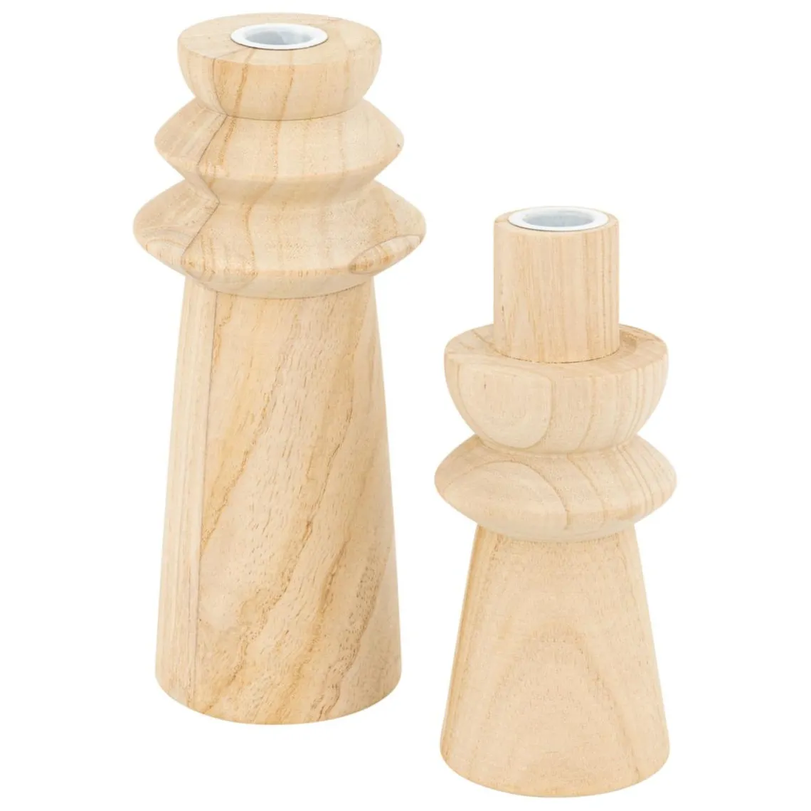 3S. x Home Set de 2 bougeoirs Uma bois Online