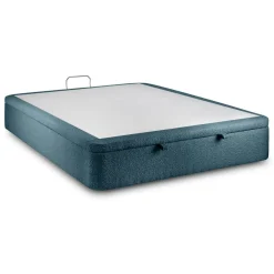 Sommeil de Plomb Sommier Coffre Bouclette Bleu