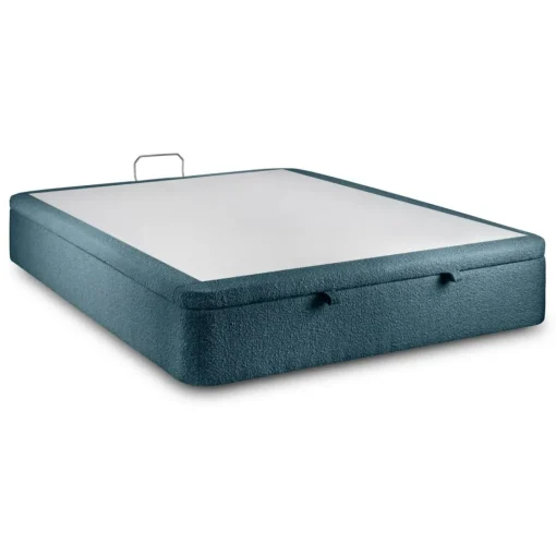 Sommeil de Plomb Sommier Coffre Bouclette Bleu