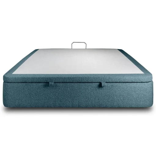 Sommeil de Plomb Sommier Coffre Bouclette Bleu