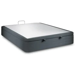 Sommeil de Plomb Sommier Coffre Velours Gris anthracite Sale