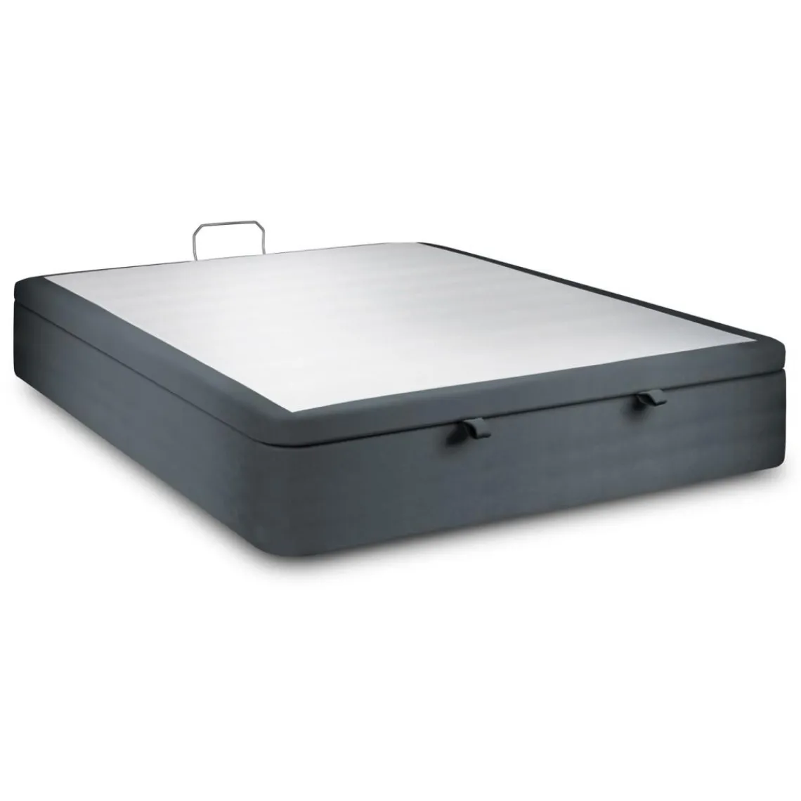 Sommeil de Plomb Sommier Coffre Velours Gris anthracite Sale
