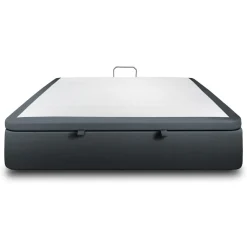 Sommeil de Plomb Sommier Coffre Velours Gris anthracite Sale