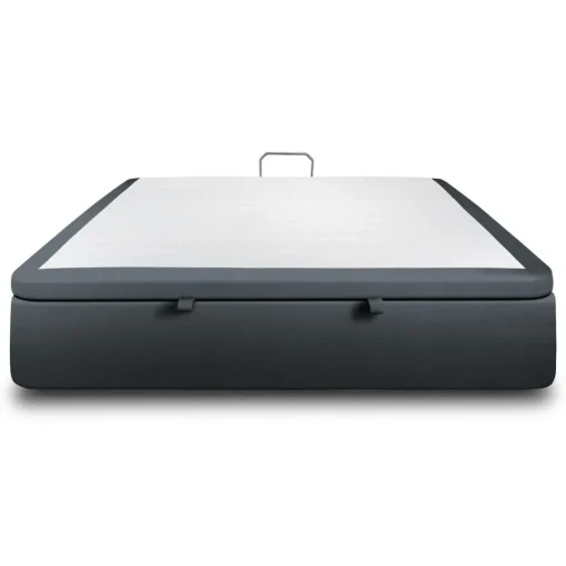 Sommeil de Plomb Sommier Coffre Velours Gris anthracite Sale