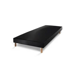 Prestige literie Sommier tapissier noir Hot