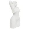 3S. x Home Statue Femme Céramique Sol H28 Blanc Discount