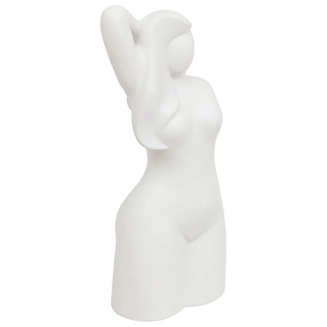 3S. x Home Statue Femme Céramique Sol H28 Blanc Discount