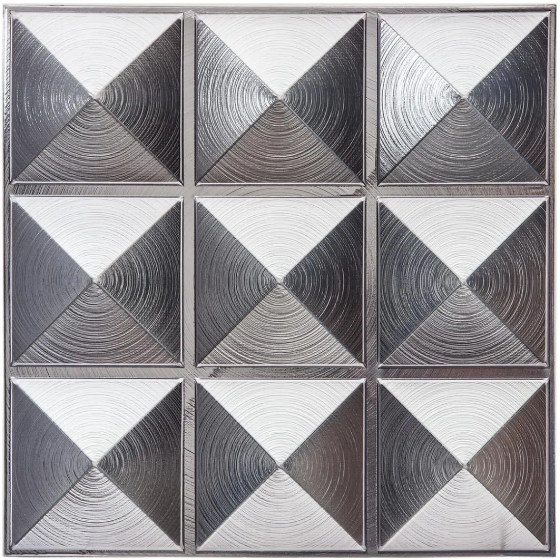 3S. x Home Sticker carrelage 9CX6 argent New