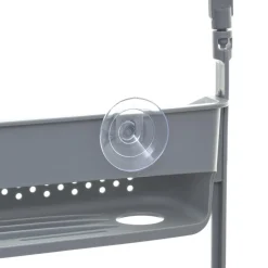 3S. x Home Support Douche Souple 2 Pièces Gris