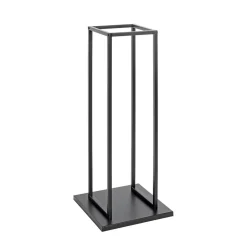 3S. x Home Support pour bois de cheminée noir en métal Clearance