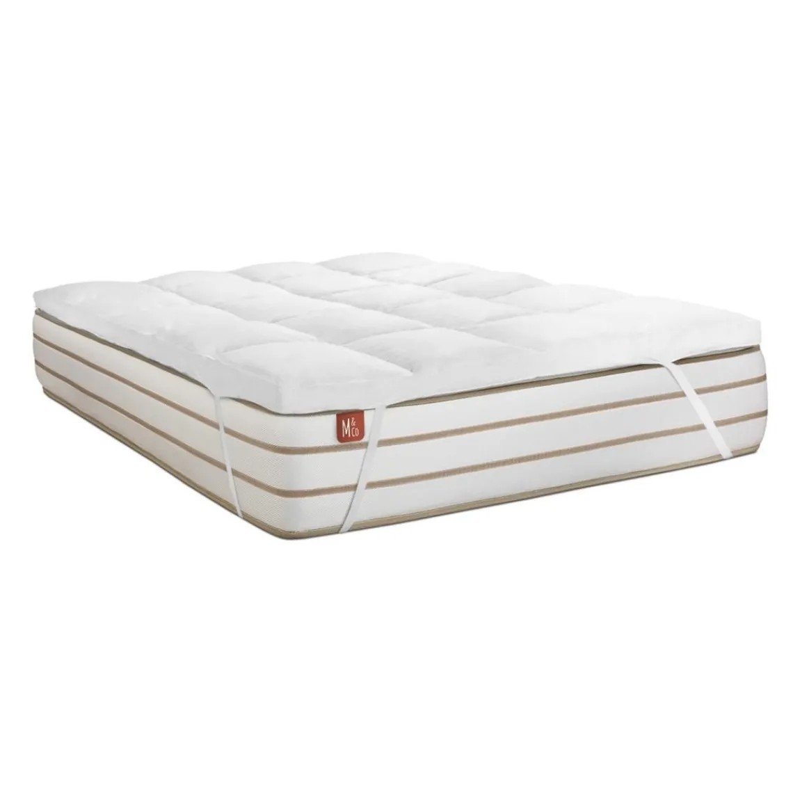 Marmottes & Co Surmatelas Confort blanc New