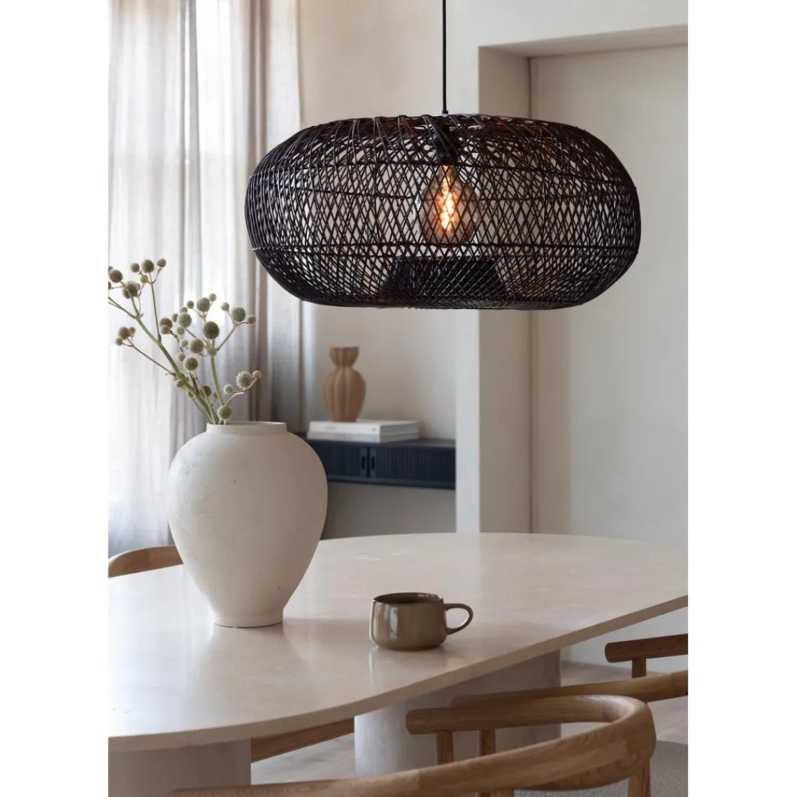 Good & Mojo Suspension Arizona Rotin abat-jour bordeaux Outlet