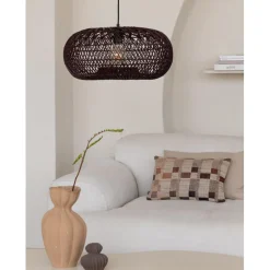 Good & Mojo Suspension Arizona Rotin abat-jour bordeaux New