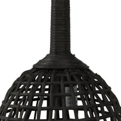 ALTEREGO Suspension 'BENDITO' en rotin noir