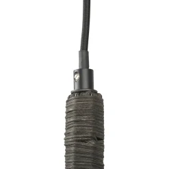 ALTEREGO Suspension 'BENDITO' en rotin noir