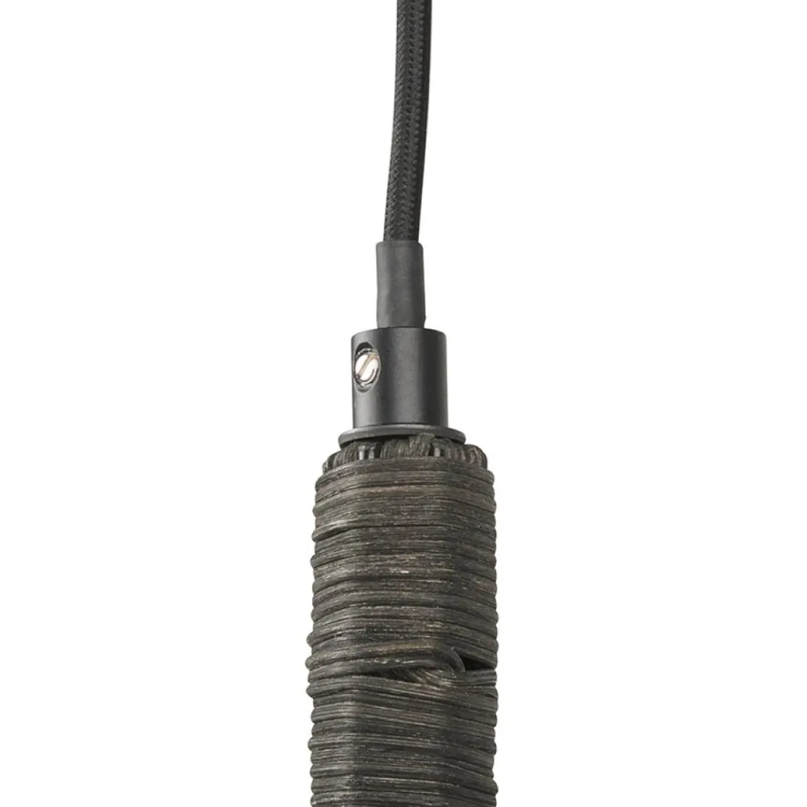 ALTEREGO Suspension 'BENDITO' en rotin noir