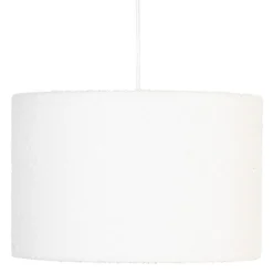 3S. x Home Suspension bouclette Tina blanc Discount