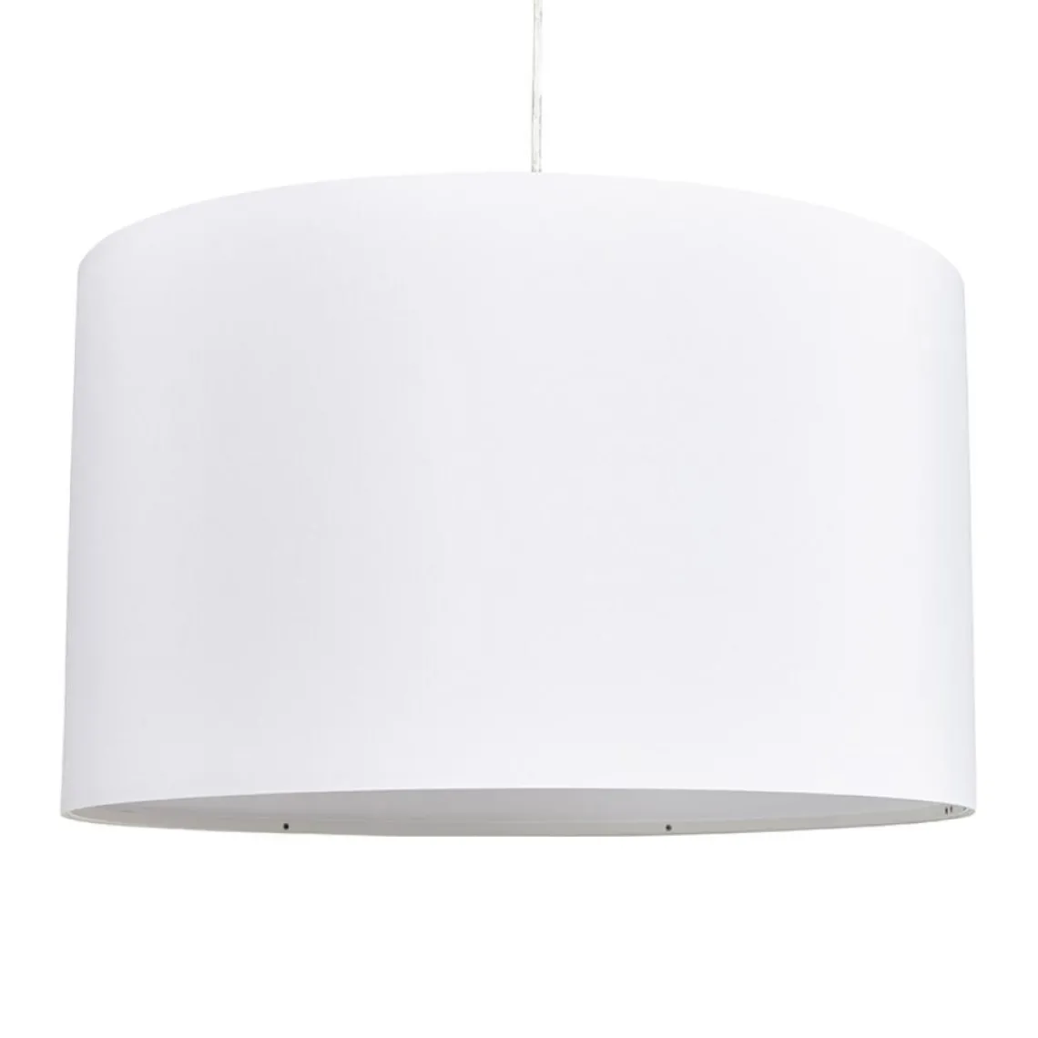 ALTEREGO Suspension 'BUNGEE' ronde avec abat-jour blanc New