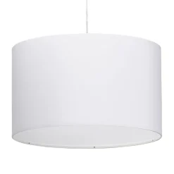 ALTEREGO Suspension 'BUNGEE' ronde avec abat-jour blanc New