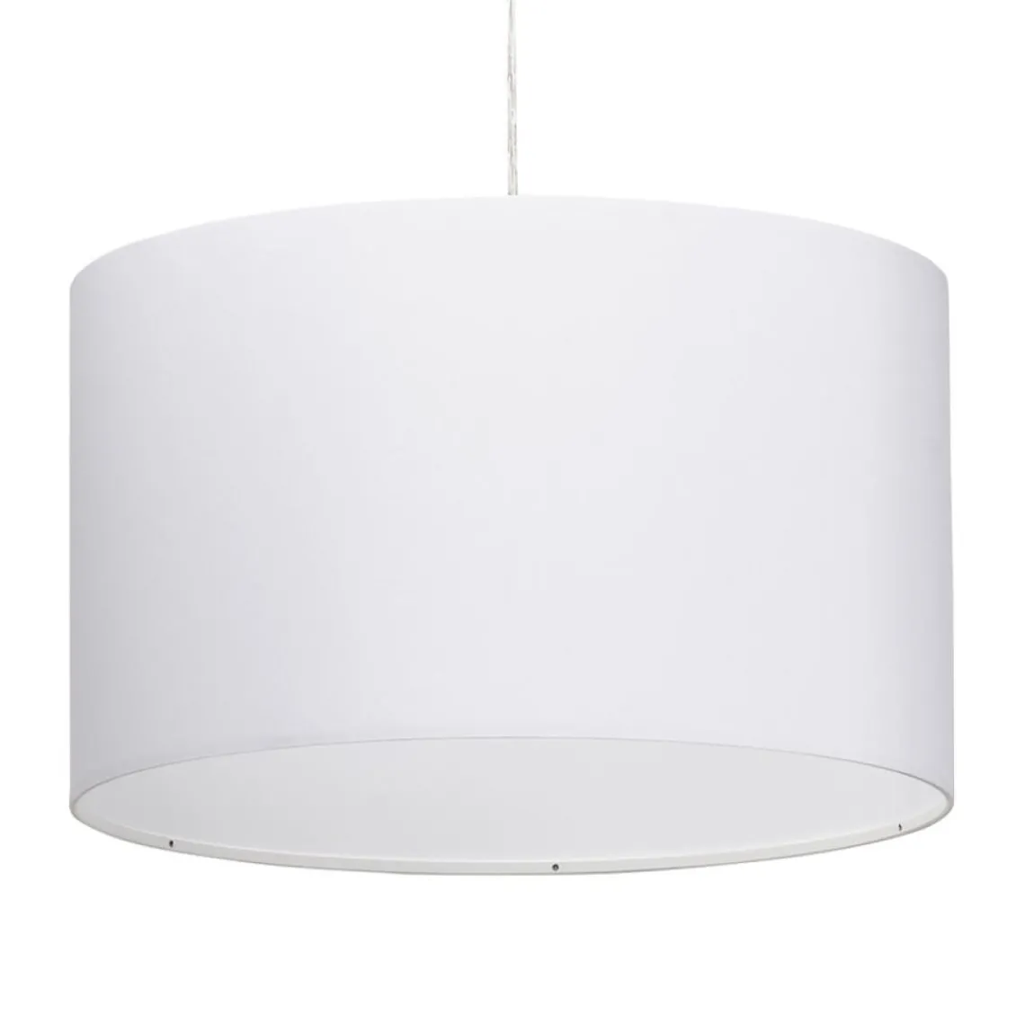 ALTEREGO Suspension 'BUNGEE' ronde avec abat-jour blanc New