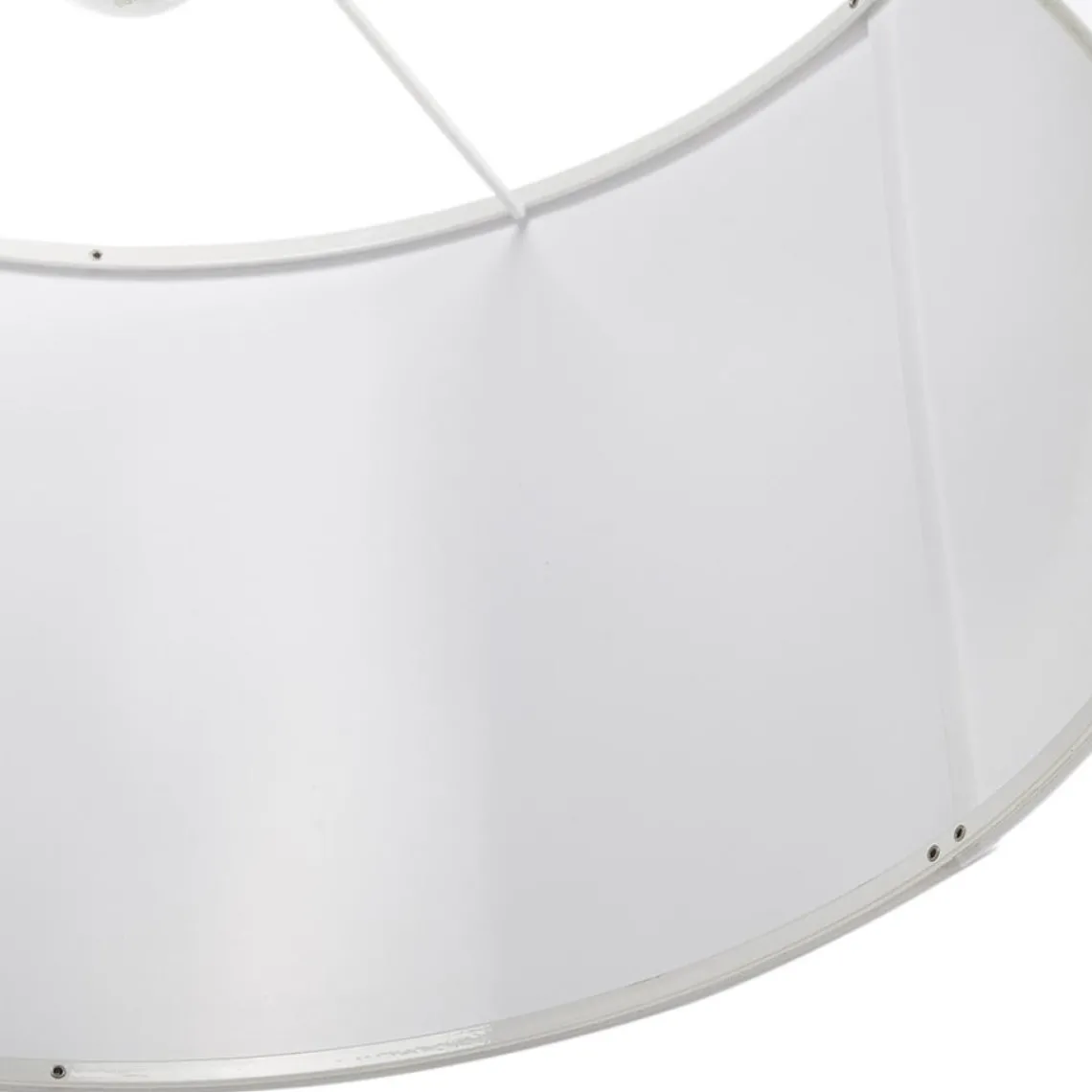 ALTEREGO Suspension 'BUNGEE' ronde avec abat-jour blanc New