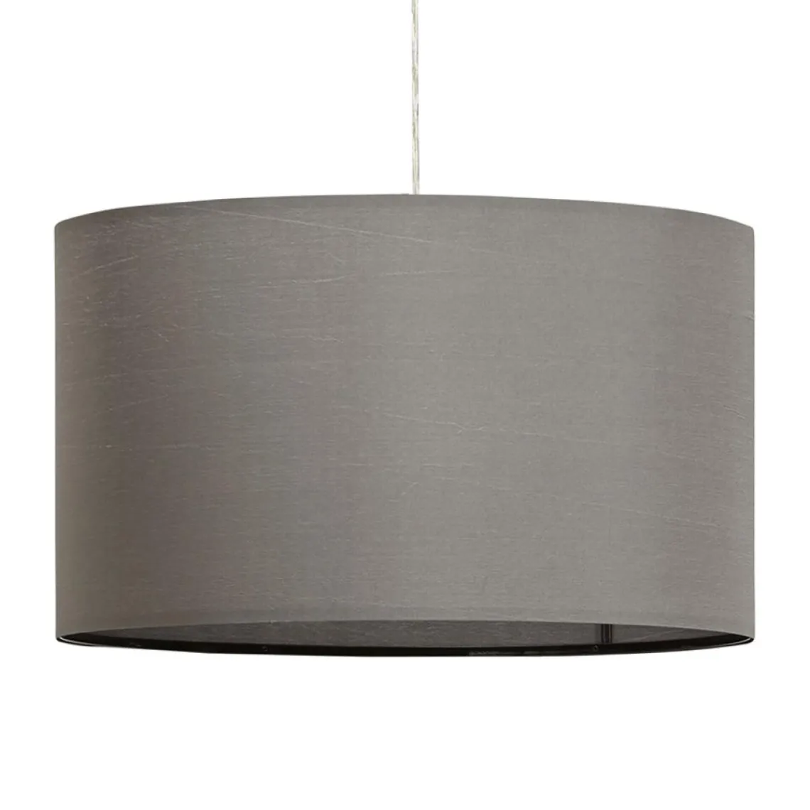 ALTEREGO Suspension 'BUNGEE' ronde avec abat-jour gris