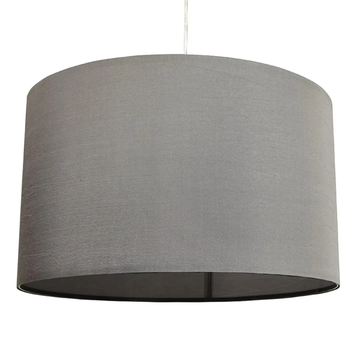 ALTEREGO Suspension 'BUNGEE' ronde avec abat-jour gris