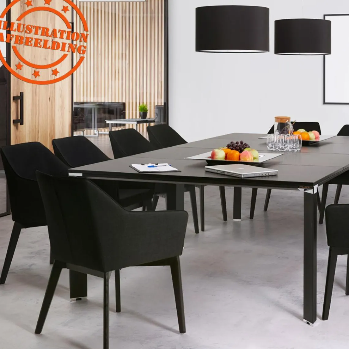 ALTEREGO Suspension 'BUNGEE' ronde avec abat-jour noir Online